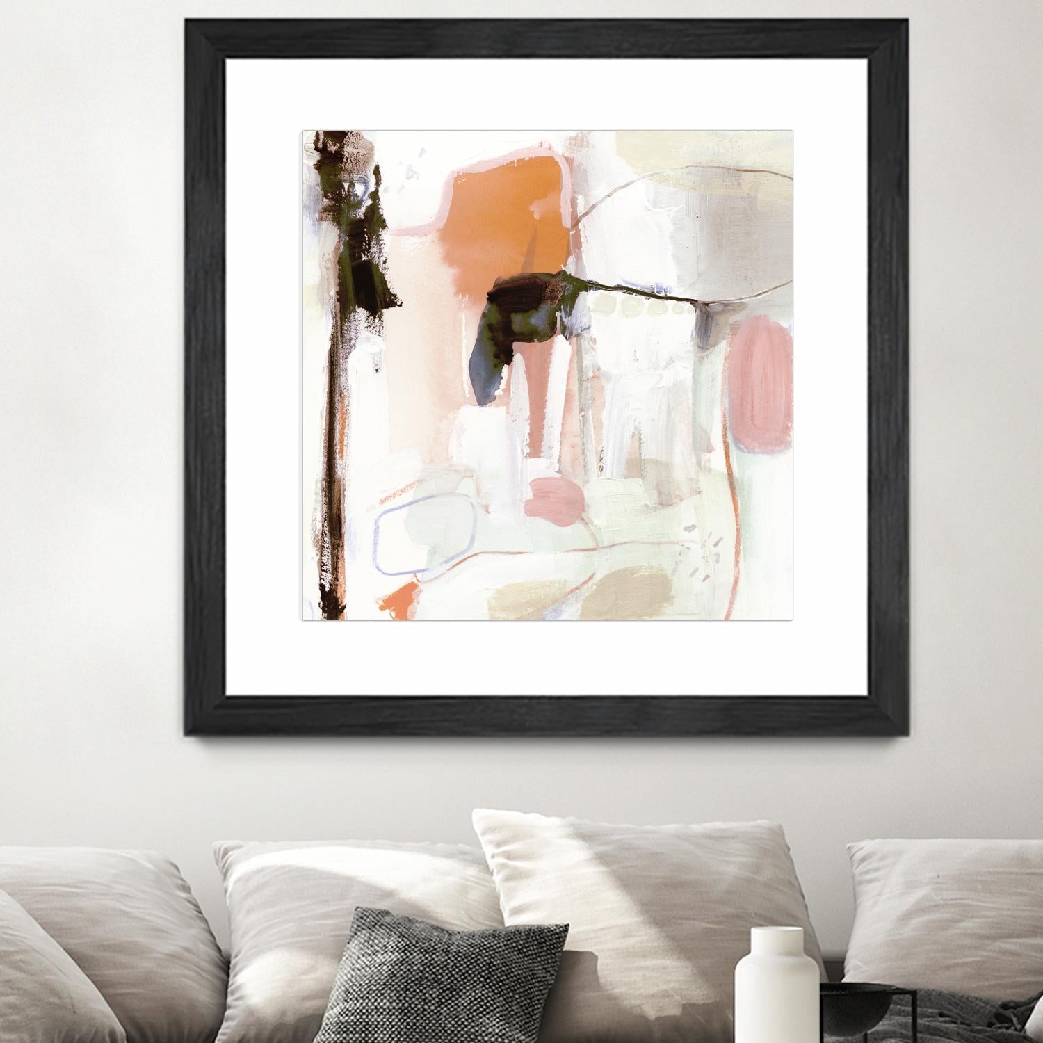 Ravel III by Victoria Borges on GIANT ART - pink abstract