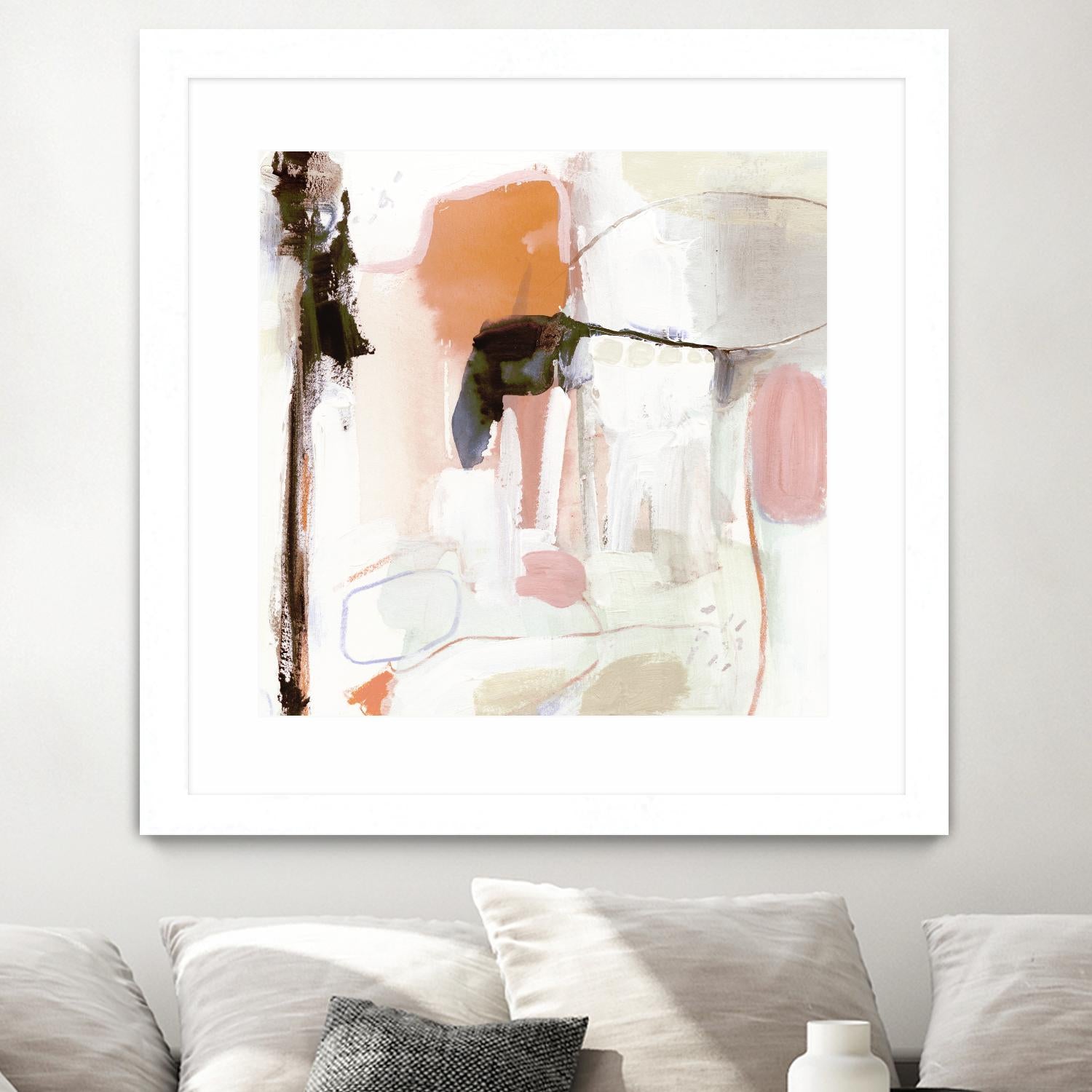 Ravel III by Victoria Borges on GIANT ART - pink abstract