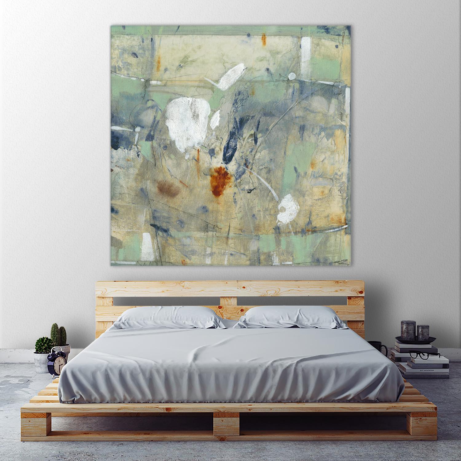 Clash II by Tim OToole on GIANT ART - green abstract