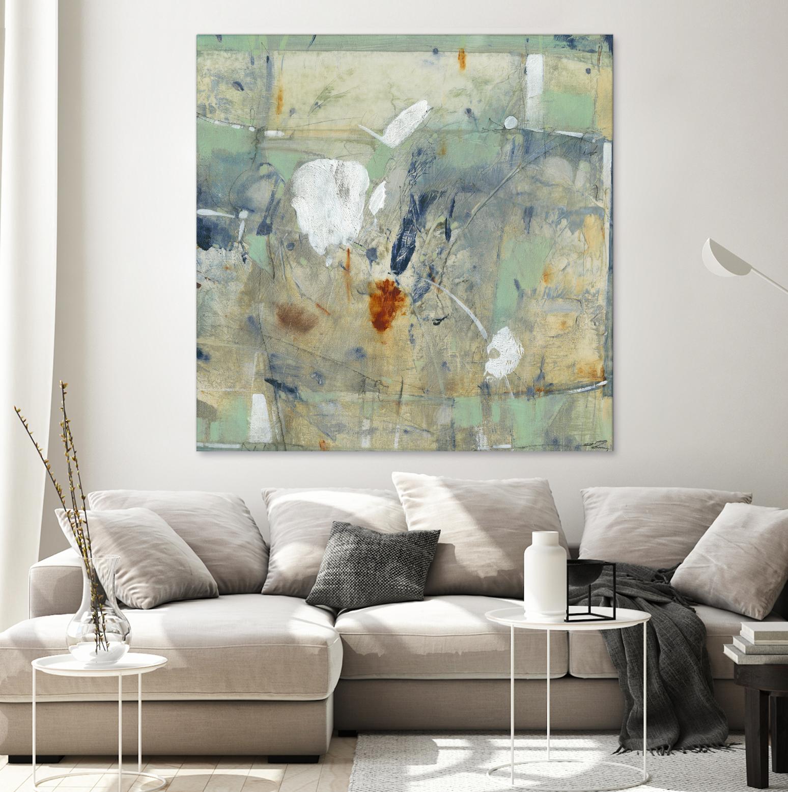 Clash II by Tim OToole on GIANT ART - green abstract