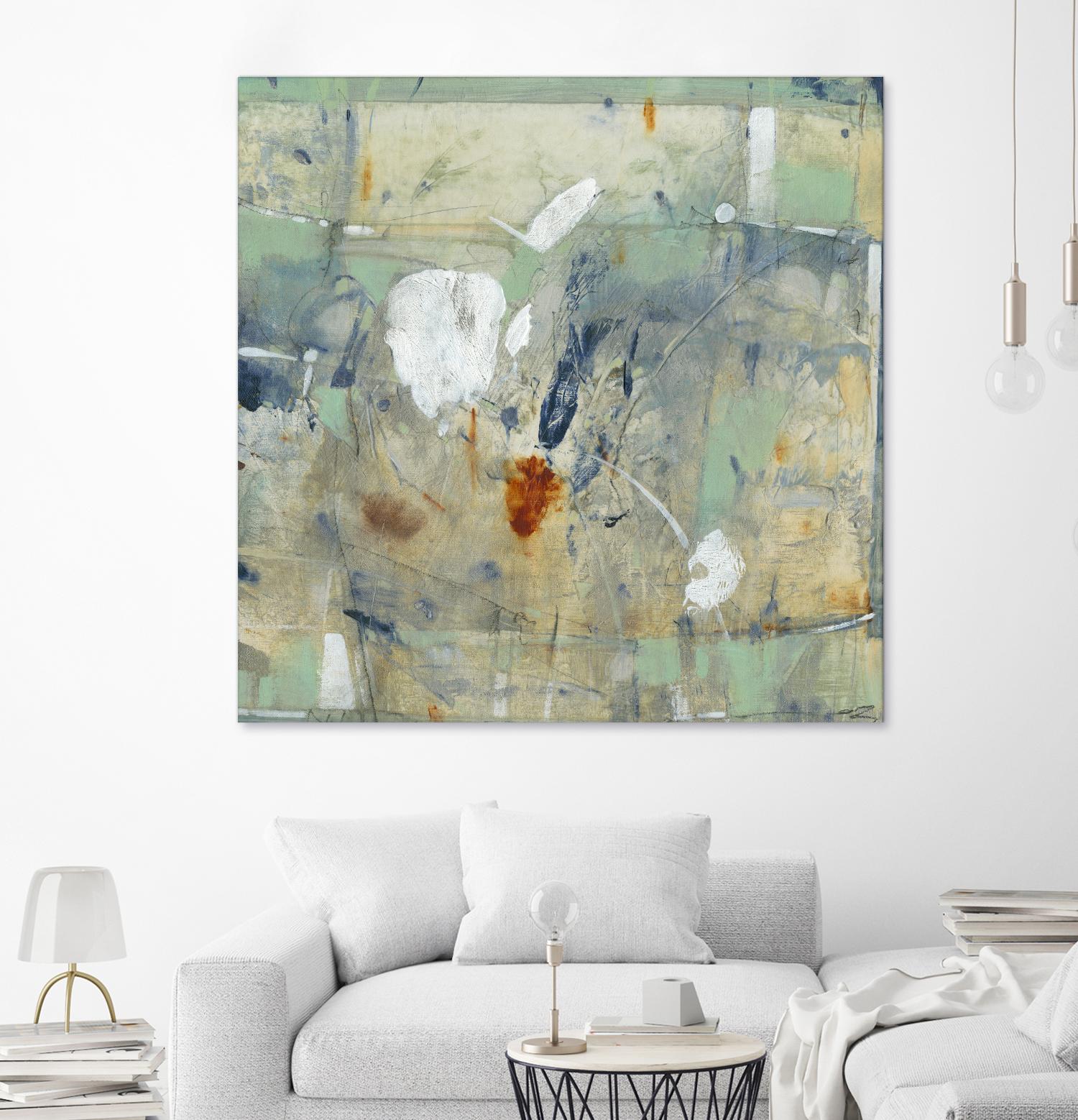 Clash II by Tim OToole on GIANT ART - green abstract