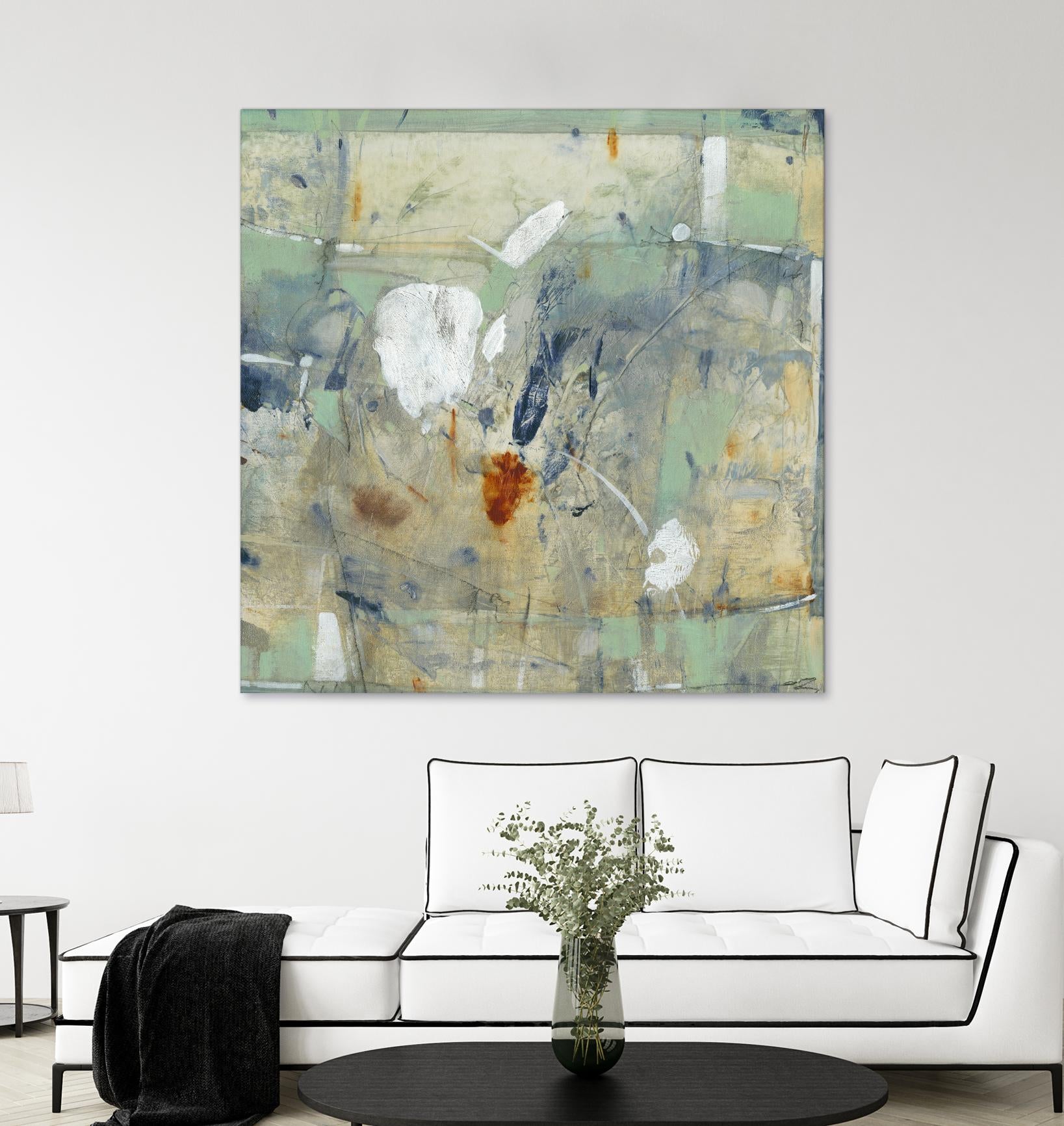 Clash II by Tim OToole on GIANT ART - green abstract