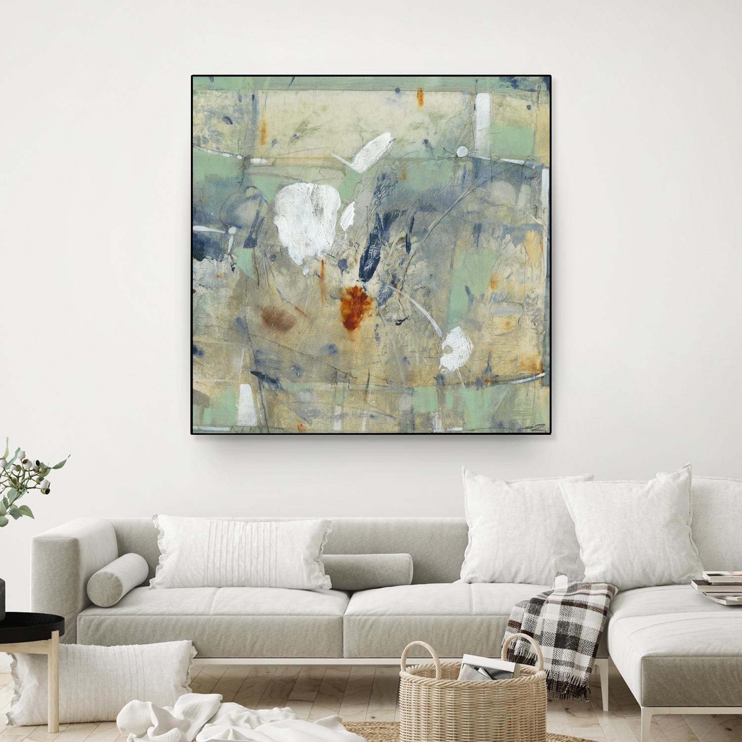 Clash II by Tim OToole on GIANT ART - green abstract