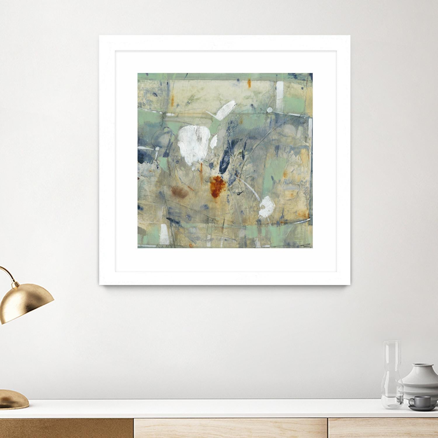 Clash II by Tim OToole on GIANT ART - green abstract