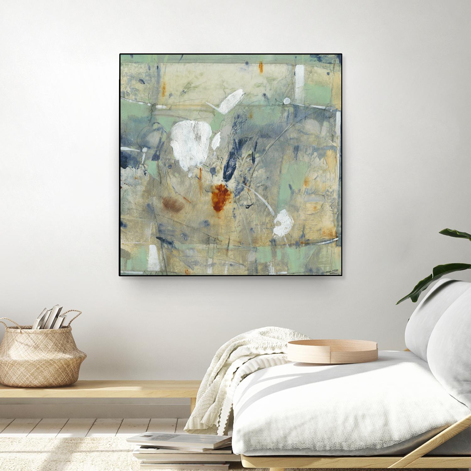 Clash II by Tim OToole on GIANT ART - green abstract