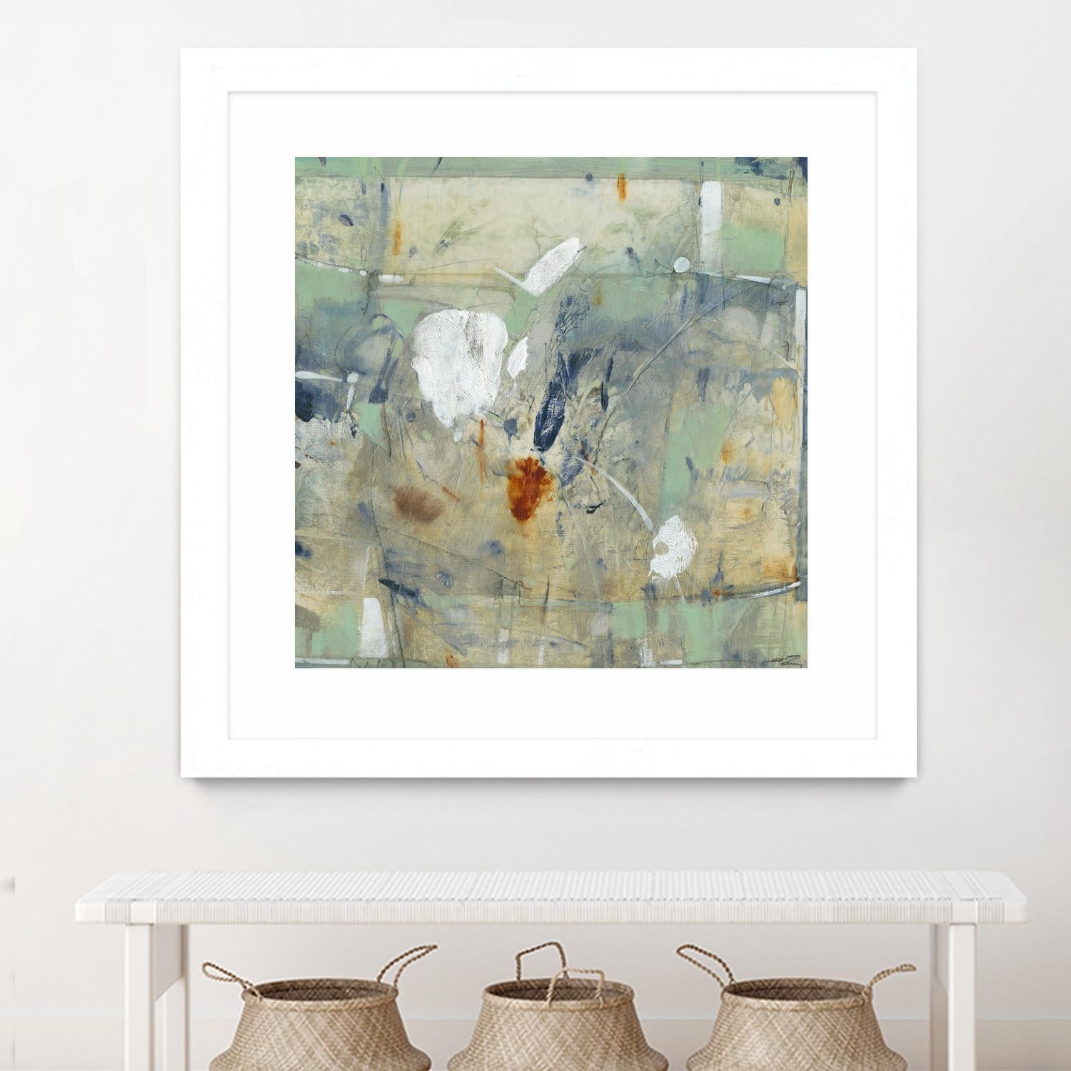 Clash II by Tim OToole on GIANT ART - green abstract