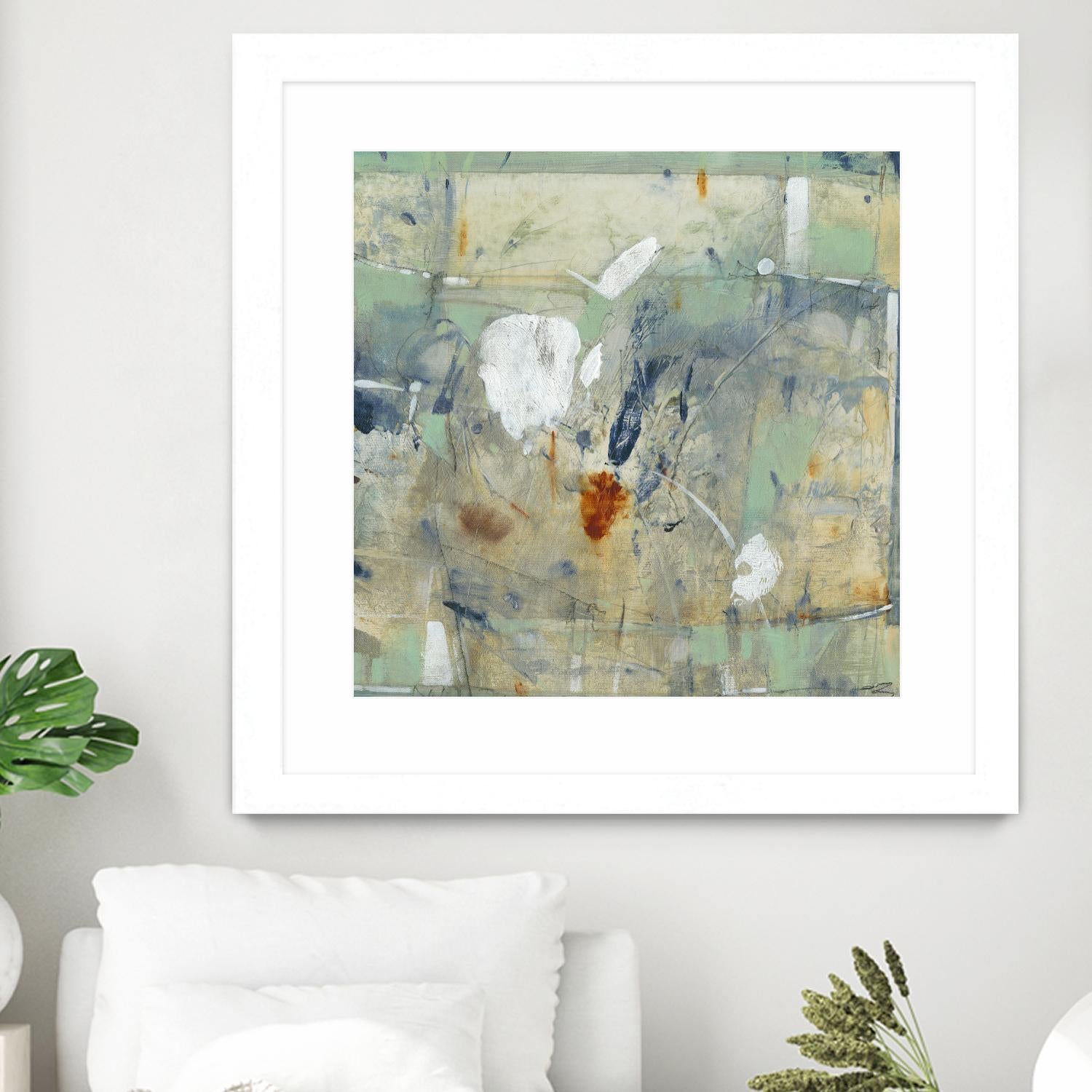 Clash II by Tim OToole on GIANT ART - green abstract