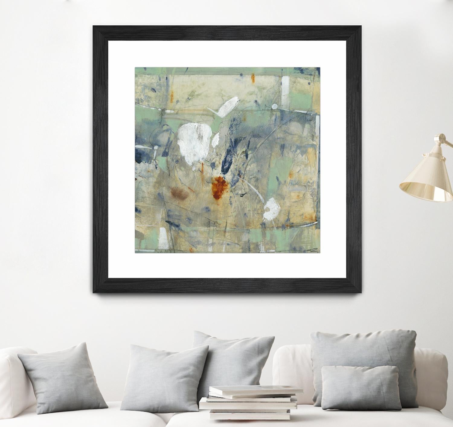 Clash II by Tim OToole on GIANT ART - green abstract