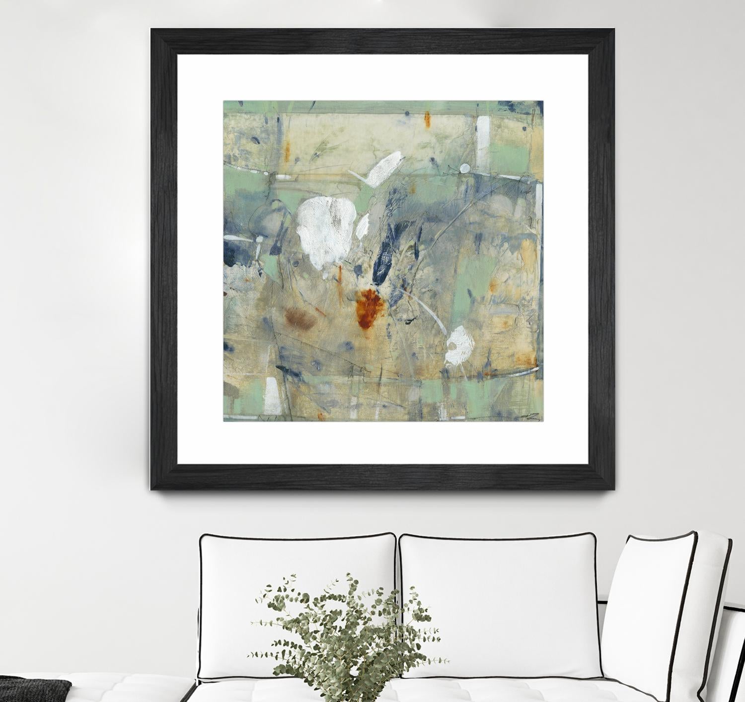 Clash II by Tim OToole on GIANT ART - green abstract