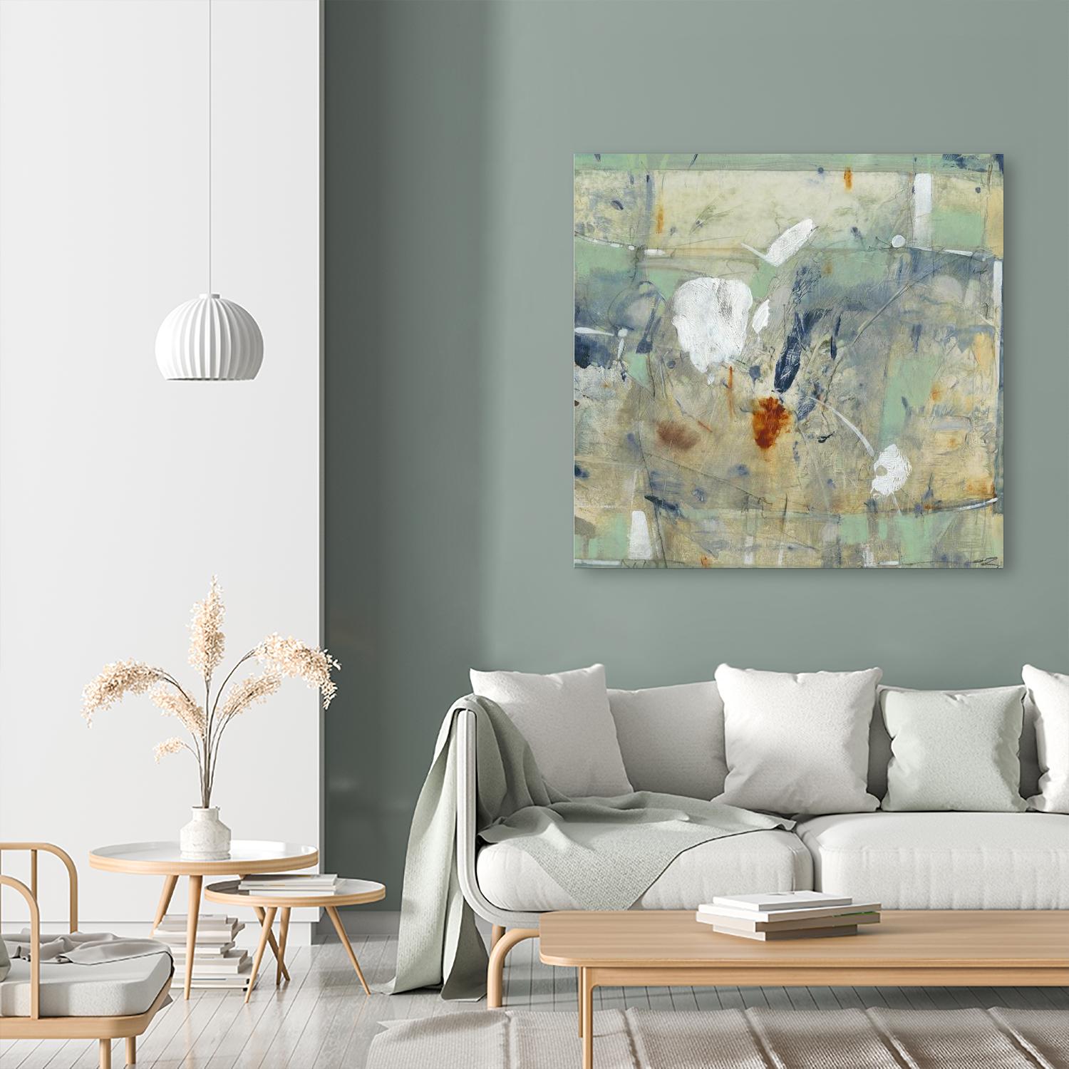 Clash II by Tim OToole on GIANT ART - green abstract