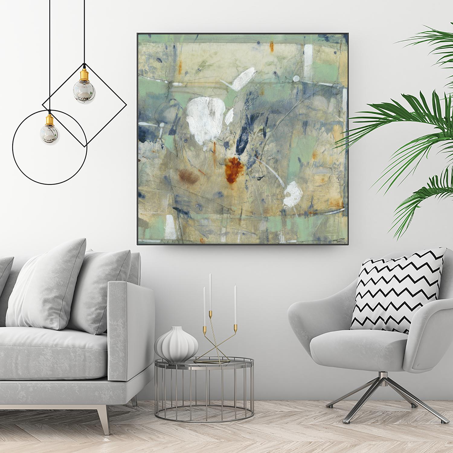 Clash II by Tim OToole on GIANT ART - green abstract