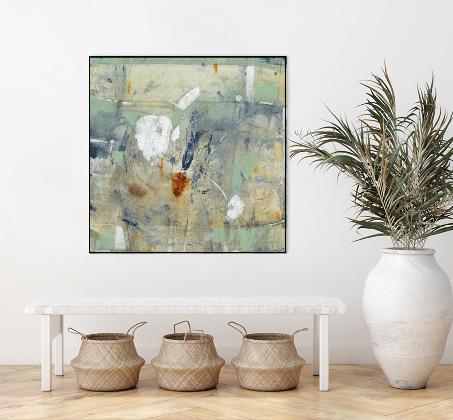 Clash II by Tim OToole on GIANT ART - green abstract