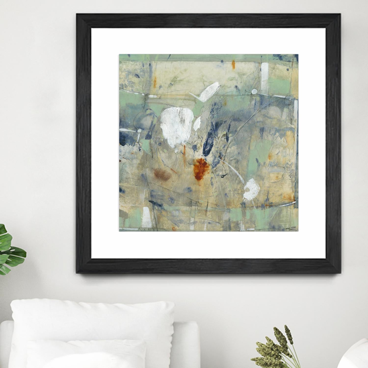 Clash II by Tim OToole on GIANT ART - green abstract