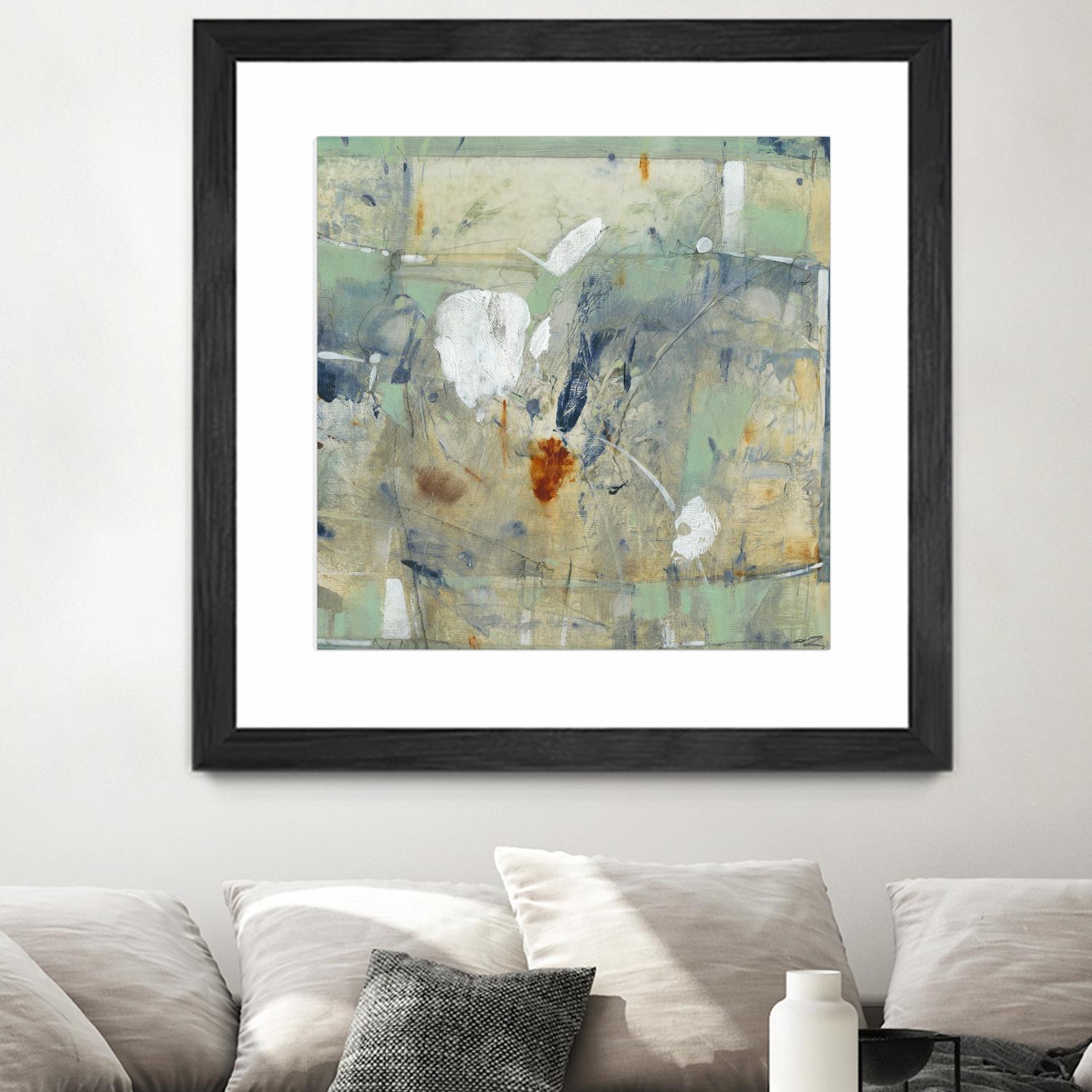 Clash II by Tim OToole on GIANT ART - green abstract