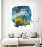 Intuitive Motion IV by June Erica Vess on GIANT ART - blue abstract