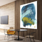 Intuitive Motion IV by June Erica Vess on GIANT ART - blue abstract