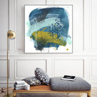 Intuitive Motion IV by June Erica Vess on GIANT ART - blue abstract