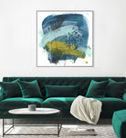 Intuitive Motion IV by June Erica Vess on GIANT ART - blue abstract