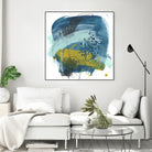 Intuitive Motion IV by June Erica Vess on GIANT ART - blue abstract