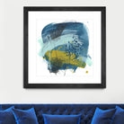 Intuitive Motion IV by June Erica Vess on GIANT ART - blue abstract