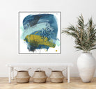 Intuitive Motion IV by June Erica Vess on GIANT ART - blue abstract