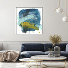 Intuitive Motion IV by June Erica Vess on GIANT ART - blue abstract