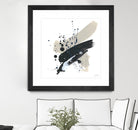 Kanji II by June Erica Vess on GIANT ART - blue abstract