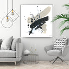 Kanji II by June Erica Vess on GIANT ART - blue abstract