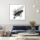 Kanji II by June Erica Vess on GIANT ART - blue abstract