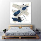 Kanji III by June Erica Vess on GIANT ART - blue abstract