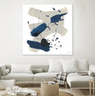 Kanji III by June Erica Vess on GIANT ART - blue abstract