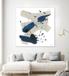 Kanji III by June Erica Vess on GIANT ART - blue abstract