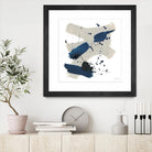 Kanji III by June Erica Vess on GIANT ART - blue abstract