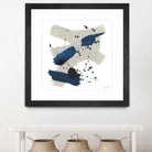 Kanji III by June Erica Vess on GIANT ART - blue abstract