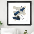 Kanji III by June Erica Vess on GIANT ART - blue abstract