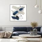 Kanji III by June Erica Vess on GIANT ART - blue abstract