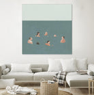 The Swimmers I by Emma Scarvey on GIANT ART - green tropical