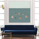 The Swimmers I by Emma Scarvey on GIANT ART - green tropical