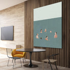 The Swimmers I by Emma Scarvey on GIANT ART - green tropical