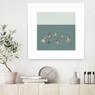 The Swimmers I by Emma Scarvey on GIANT ART - green tropical