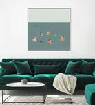 The Swimmers I by Emma Scarvey on GIANT ART - green tropical