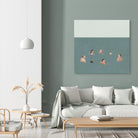 The Swimmers I by Emma Scarvey on GIANT ART - green costal ocean