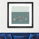 The Swimmers I by Emma Scarvey on GIANT ART - green tropical