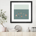 The Swimmers I by Emma Scarvey on GIANT ART - green tropical