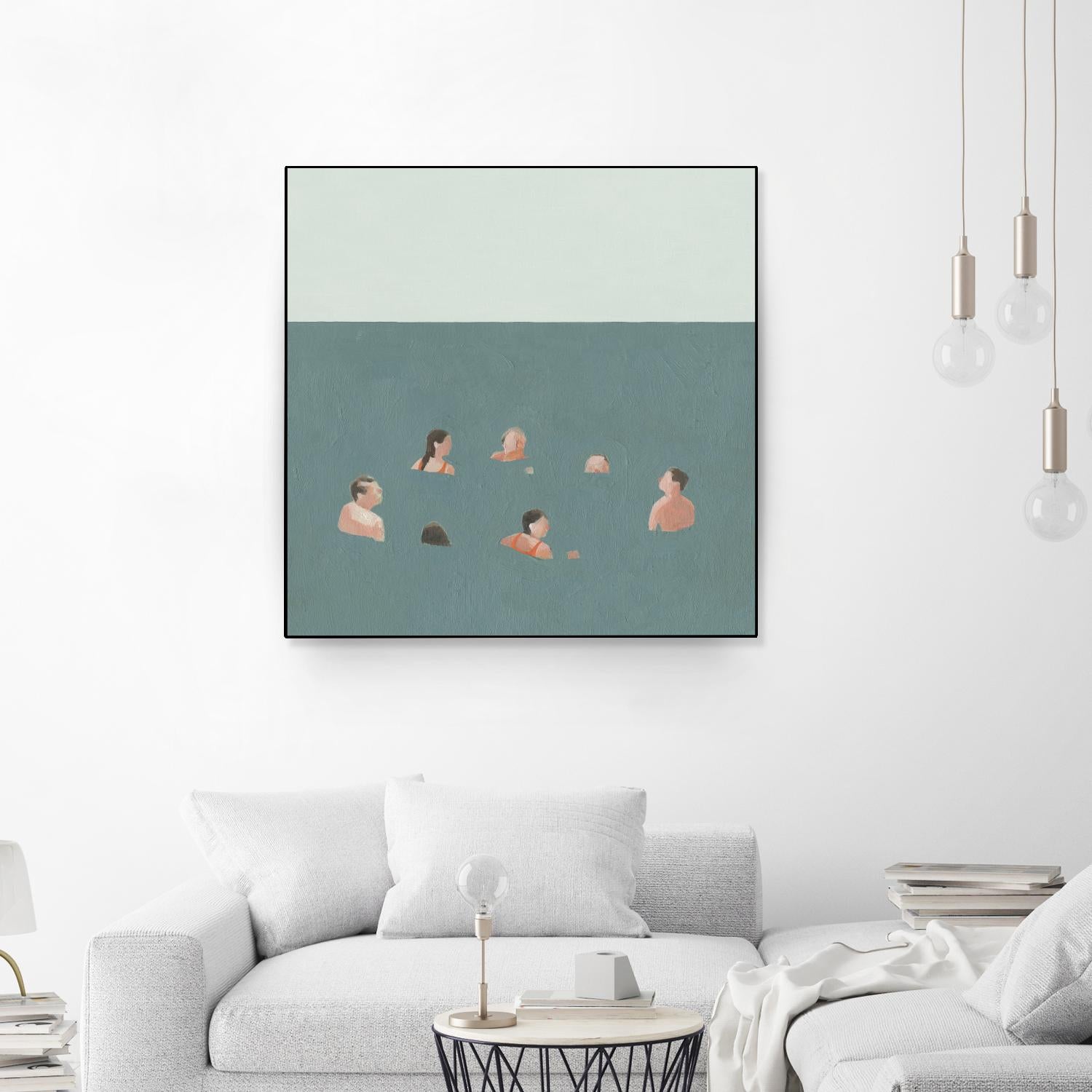 The Swimmers I by Emma Scarvey on GIANT ART - green tropical