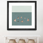The Swimmers I by Emma Scarvey on GIANT ART - green tropical