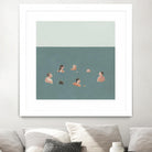 The Swimmers I by Emma Scarvey on GIANT ART - green tropical