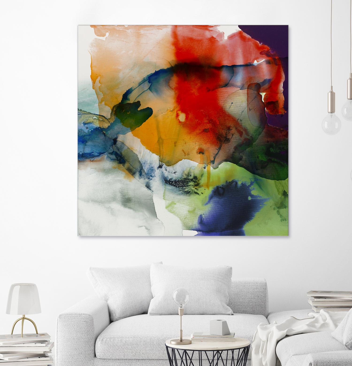 Vibrant Terrain I by Sisa Jasper on GIANT ART - abstract