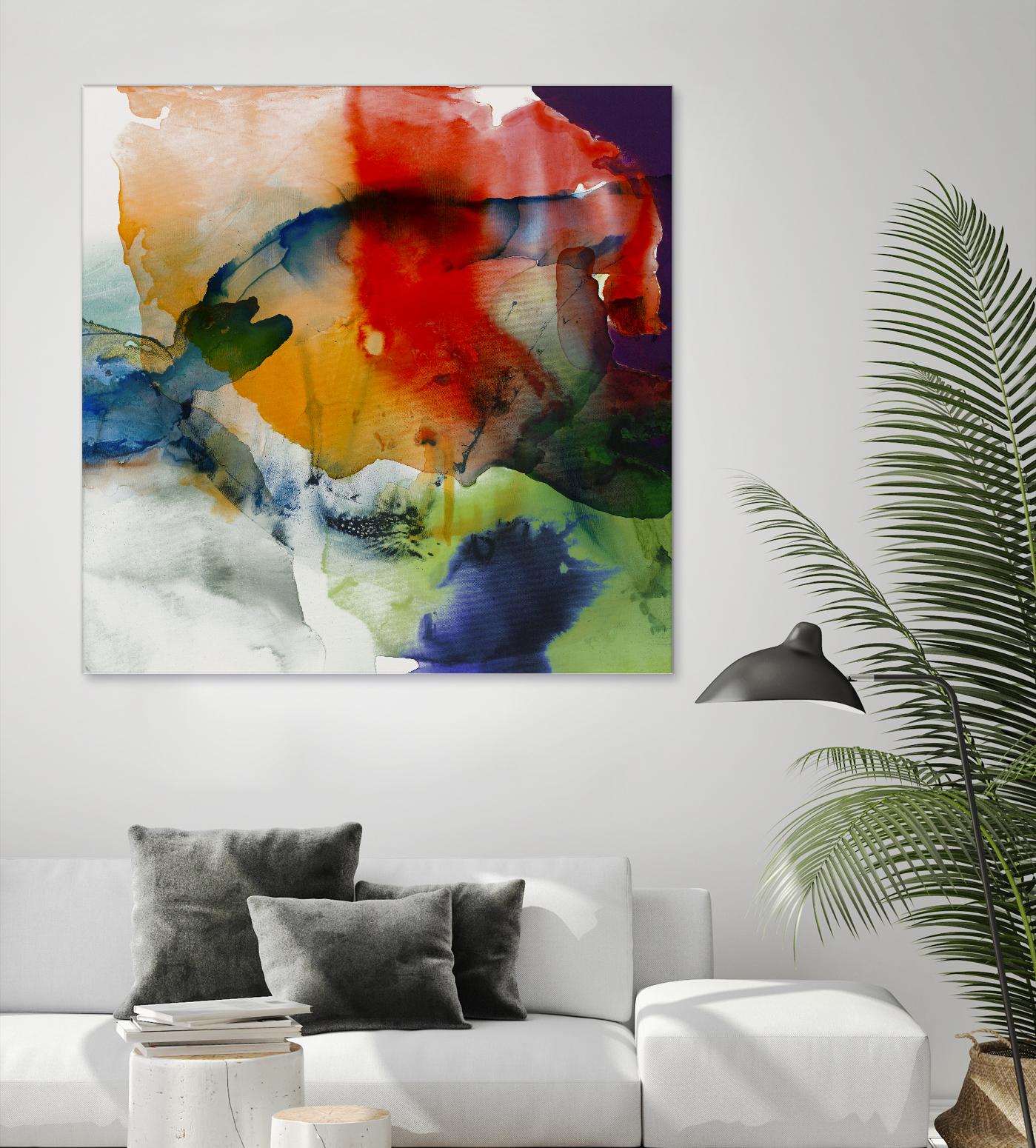 Vibrant Terrain I by Sisa Jasper on GIANT ART - abstract