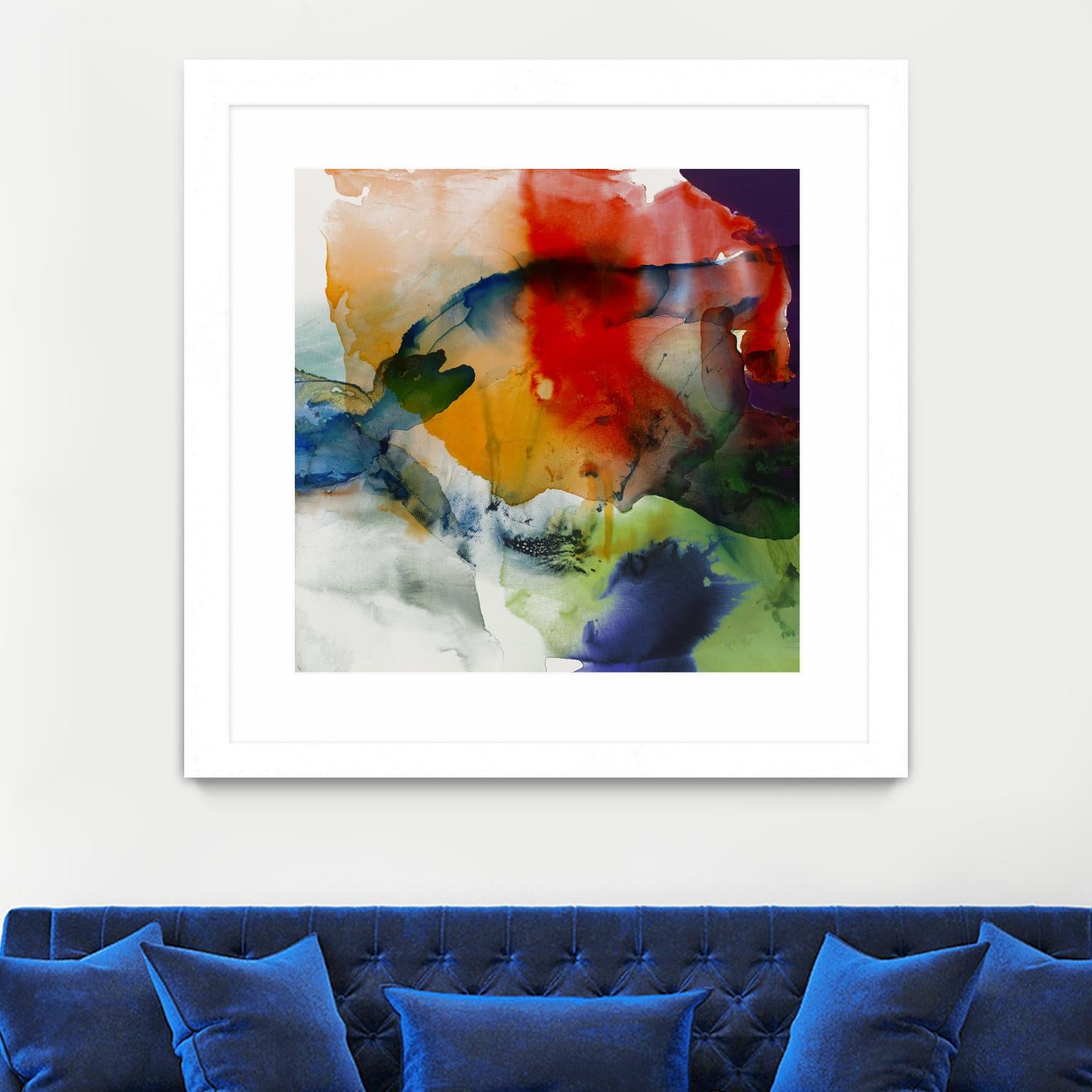 Vibrant Terrain I by Sisa Jasper on GIANT ART - abstract